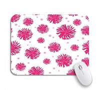 Tappetino per Mouse Abstract Pink Pompoms Great for Cheerleader Packaging Giftwrap Projects Tappetino Mouse Portatile Tappetino per Il Mouse Antiscivolo, per Casa, Laptop, 25 x 30cm