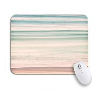 Tappetino Per Mouse Abstract Seascape Panning Motion Displays Pastel Colors Mousepad Forma Rettangolare Facile Da Pulire Tappetino Per Il Mouse Antiscivolo, Per Gioco, Scrivania, 25 x 30cm