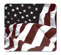 Tappetino per mouse Allsop NatureSmart con bandiera americana, 8 3/5"""""""" x 8""""""""