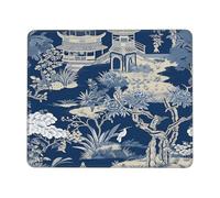 Tappetino per Mouse Ancient Chinese Style Chinoiserie Folk Mousepad Portatile Mouse Mat Una Presa Stabile su Superfici Lisce Tappetino Mouse Gaming per Computer Portatile Gaming Ufficio 25X30Cm