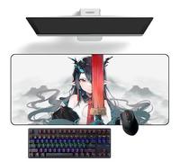 Tappetino per mouse anime Arknights Dusk Anime Desk Mat Keyboard Mat Large Mouse Pads Rubber Mouse Mats