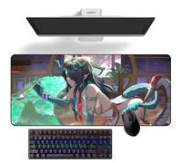 Tappetino per mouse anime Arknights Dusk Anime Desk Mat Keyboard Mat Large Mouse Pads Rubber Mouse Mats