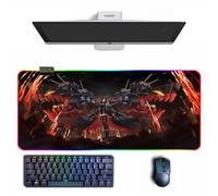 Tappetino per mouse anime Azur Lane Friedrich der Große Anime RGB Mouse Pad con diverse modalità di illuminazione Grandi tappetini per mouse in gomma