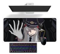 Tappetino per mouse anime blu Archivio Hanuma Makoto Anime Desk Mat Keyboard Mat Large Mouse Pads Rubber Mouse Mats