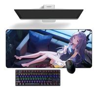 Tappetino per mouse anime blu Archivio Sorasaki Hina Anime Desk Mat Keyboard Mat Large Mouse Pads Rubber Mouse Mats