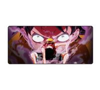 Tappetino per mouse anime con bordi cuciti, superficie resistente a tema anime, tappetino da scrivania anime, flessibile e facile da riporre,