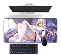 Tappetino per mouse anime Fate/Grand Order Joan of Arc Anime Desk Mat Keyboard Mat Large Mouse Pads Rubber Mouse Mats