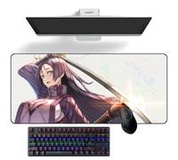 Tappetino per mouse anime Fate/Grand Order Minamoto no Raikou Anime Desk Mat Keyboard Mat Large Mouse Pads Rubber Mouse Mats
