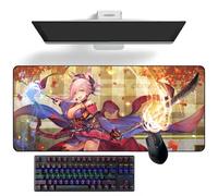 Tappetino per mouse anime Fate/Grand Order Miyamoto Musashi Anime Desk Mat Keyboard Mat Large Mouse Pad Rubber Mouse Mats