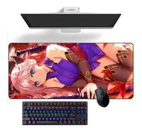 Tappetino per mouse anime Fate/Grand Order Miyamoto Musashi Anime Desk Mat Keyboard Mat Large Mouse Pad Rubber Mouse Mats