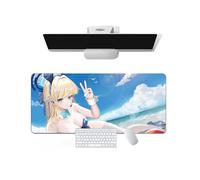 Tappetino per mouse anime Game Blue Archive - Asuma Toki Anime Tappetino per mouse per tastiera del computer, grande base in gomma morbida e lunga, superficie antiscivolo, tappetino per scrivania da