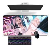 Tappetino per mouse anime Hololive Shishiro Botan Anime Desk Mat Keyboard Mat Large Mouse Pads Rubber Mouse Mats