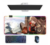 Tappetino per mouse anime NIKKE: Goddess of Victory Anime RGB tappetino per mouse con diverse modalità di illuminazione grandi tappetini per mouse in gomma