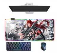 Tappetino per mouse anime NIKKE: Goddess of Victory Anime RGB tappetino per mouse con diverse modalità di illuminazione grandi tappetini per mouse in gomma