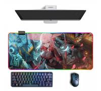 Tappetino per mouse anime NIKKE: Goddess of Victory Anime RGB tappetino per mouse con diverse modalità di illuminazione grandi tappetini per mouse in gomma