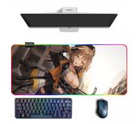Tappetino per mouse anime NIKKE: Goddess of Victory Anime RGB tappetino per mouse con diverse modalità di illuminazione grandi tappetini per mouse in gomma