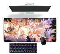 Tappetino per mouse anime Princess Connect! Re:Dive Anime Mouse Pad Deskmat Keyboard Mat Large Mouse Pad