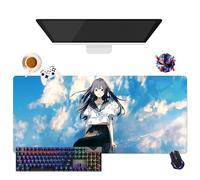 Tappetino per mouse Anime Tunnel to Summer | tappetino per mouse impermeabile extra large | base in gomma antiscivolo per PC, portatile, e-Sport (2, 35.4" × 15.7" × 0.12")