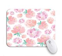 Tappetino Per Mouse Arrangement Watercolor Peonies And Flower Wedding Flower Artistic Mousepad Forma Rettangolare Antipolvere Portatile Tappetino Mouse Pad, Per Gaming Mouse, Casa, 25 x 30cm