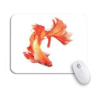 Tappetino per Mouse Blue Betta Fish Siamese Fighting Splendens On Top Viewwith Tappetino Mouse Pad Antipolvere Base Antiscivolo in Gomma Tappetino Mouse Gaming, per Laptop, Computer, 25 x 30cm
