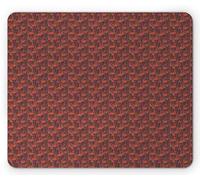 Tappetino per Mouse Botany Flowers And Leaves Botanical Retro Tiny Spring Flora Illustration Tappetino Mouse Gaming Impermeabile Mousepad Forma Rettangolare, per Laptop, Scrivania, 25x30cm