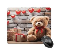 Tappetino per mouse carino orso regalo di San Valentino stampa computer tappetino per mouse carino grande tappetino per mouse comodo tappetino per mouse da gioco tappetino per mouse