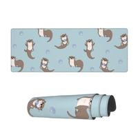 Tappetino Per Mouse Cartoon Cute Animal Pattern Tappetino Mouse Gaming Personalizzato Sottomano, Per Computer, Casa, Laptop, 80x30cm