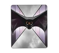 Tappetino per mouse close-up con pipistrello, design unico per giochi e ufficio, stampa a colori, base in gomma antiscivolo, perfetto per computer portatili e scrivanie