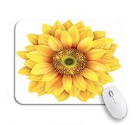Tappetino per Mouse Colorful Beautiful Sunflower Realistic File Close Tappetino Mouse Gaming Portatile Antipolvere Tappetino per Il Mouse Antiscivolo, per Ufficio, Computer, 25 x 30cm