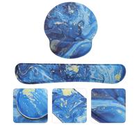 Tappetino Per Mouse Computer Con Poggiapolsi Mousepad Ergonomico