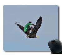 (Tappetino per mouse con blocco di precisione) Skatebirding Eagle Sky Flying Fly Bald Eagle Gaming tappetino per mouse pad per computer o computer