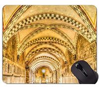Tappetino per mouse con bordo di blocco, Santa Maria Novella Grandi statue di Buddha Tappetini per mouse da gioco rettangolo personalizzati