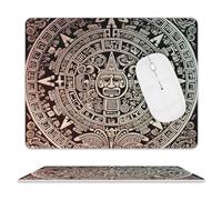 Tappetino per mouse con calendario Maya, motivo: fine del mondo, impermeabile e antiscivolo, tappetino per mouse portatile, comodo tappetino per mouse per desktop, casa, ufficio, laptop