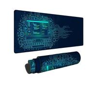 Tappetino per mouse con codice di programmazione e scheda a tema Tech Punk | Tema sviluppo software, Tappetino per mouse esteso, grafica del circuito, spazio di lavoro esteso, superficie liscia