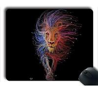 (Tappetino per mouse con cuciture di precisione durevole) Grande Tappetino per mouse Lion King Eco-gomma naturale Tappetino per mouse Design