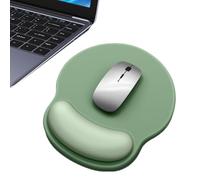 Tappetino per mouse con cuscino per la mano, semplice ma generoso tutore | Design a colori puri, supporto per il polso, base antiscivolo, consistenza liscia per lunghe ore di programmazione, giochi