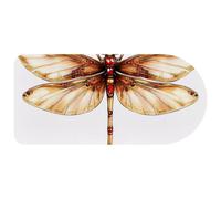 Tappetino per mouse con libellula dorata con ali rosse decorato con ciliegie giapponesi, 73,9 x 35,1 cm di lunghezza, tappetino per mouse con base antiscivolo, grande tappetino da scrivania per gamer