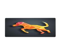 Tappetino per mouse con logo del colore principale in grande base in gomma antiscivolo estesa tappetino per mouse con bordi cuciti Gaming Pc Desktop grande tappetino per mouse 11,8 x 31,5