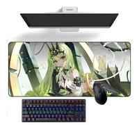 Tappetino per mouse con motivo anime Honkai Impact 3rd Mobius, tappetino da scrivania, tappetino per tastiera, tappetino per mouse in gomma