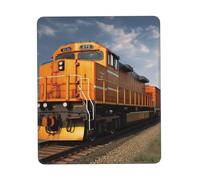 Tappetino per mouse con motivo treno merci, tappetino per mouse da gioco ultra liscio, base in gomma antiscivolo, tappetino per mouse impermeabile per scrivania, laptop, ufficio, piccolo e portatile,