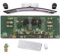 Tappetino per mouse con rana Kawaii, simpatico tappetino da scrivania con rane anime verdi, XL grande tappetino per mouse da gioco per donne, ragazze gamer, ufficio, decorazione da scrivania,