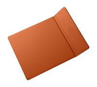Tappetino per mouse con ricarica wireless, in similpelle, 15 W,