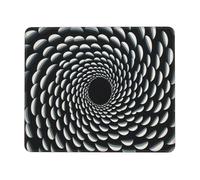 Tappetino per mouse con spirale negli occhi, base in gomma antiscivolo, tappetino da scrivania esteso per gaming, stampa su tutta la superficie, tappetino per tastiera personalizzato per PC, laptop
