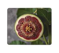 Tappetino per mouse con stampa della dolcezza dei fichi, adatto per ufficio e gioco, 21,1 x 26,2 cm