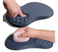 Tappetino per mouse con supporto ergonomico per polso Armanza, con cuscino in memory foam, massaggiante, sollievo dal dolore del tunnel carpale,