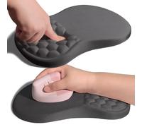 Tappetino per mouse con supporto ergonomico per polso Armanza, con cuscino in memory foam, massaggiante, sollievo dal dolore del tunnel carpale,