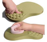 Tappetino per mouse con supporto ergonomico per polso Armanza, con cuscino in memory foam, massaggiante, sollievo dal dolore del tunnel carpale,