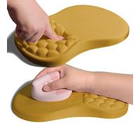Tappetino per mouse con supporto ergonomico per polso Armanza, con cuscino in memory foam, massaggiante, sollievo dal dolore del tunnel carpale,