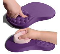 Tappetino per mouse con supporto ergonomico per polso Armanza, con cuscino in memory foam, per massaggio, sollievo dal dolore del tunnel carpale,