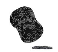 Tappetino per mouse con supporto per il polso con design massaggiante, tappetino per mouse ergonomico in memory foam con base antiscivolo, sollievo dal dolore, poggiapolsi per ufficio e casa (30,5 x